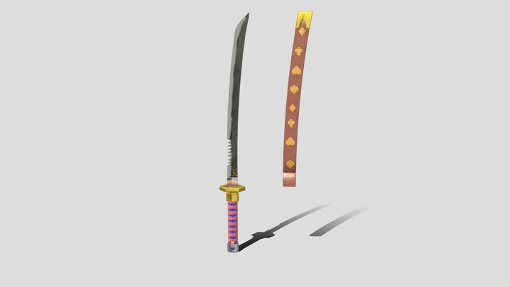 Robber's katana 3D Model