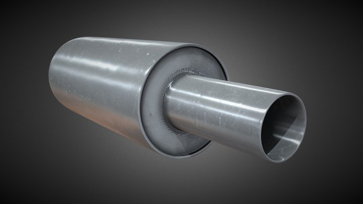 Exhuast muffler 3D Model