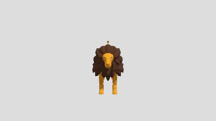 Toy lion 3D Model