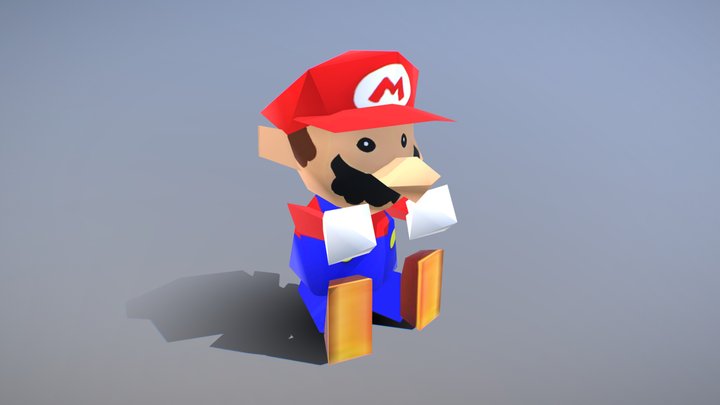 Mario Doll - Mario Party 3D Model
