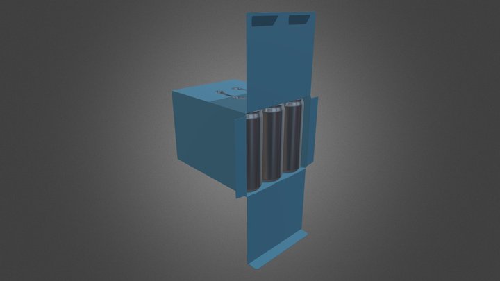 12oz Sleek Assembly 3D Model