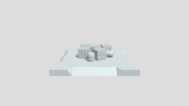 SM Mars Storage Boxes 3D Model