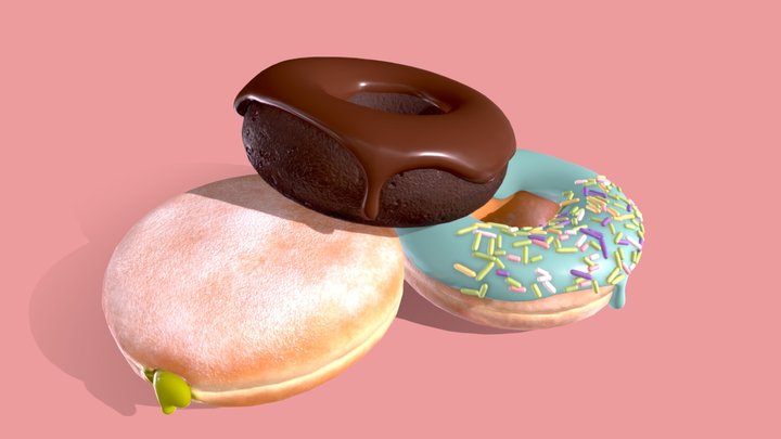 Space Police - Donuts 3D Model