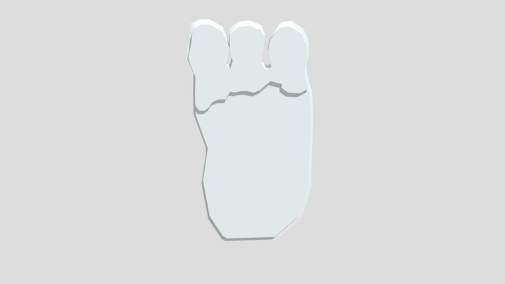 gorilla-tag-foot-painter-badge 3D Model