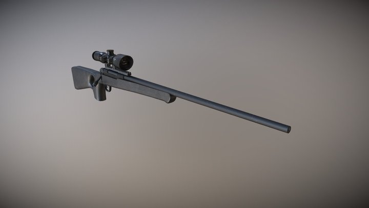 Sniper 3D Model