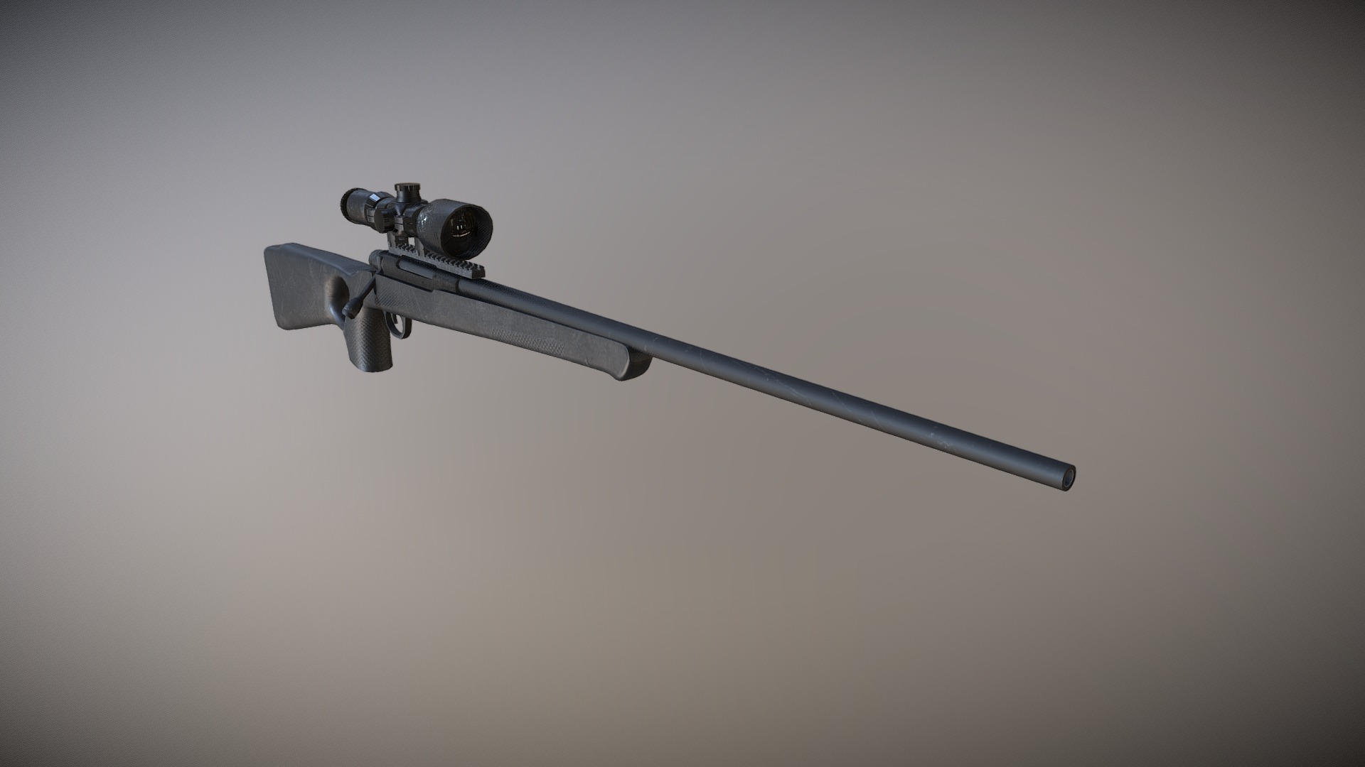 Sniper - 3D model by Vanhon [31688ae] - Sketchfab