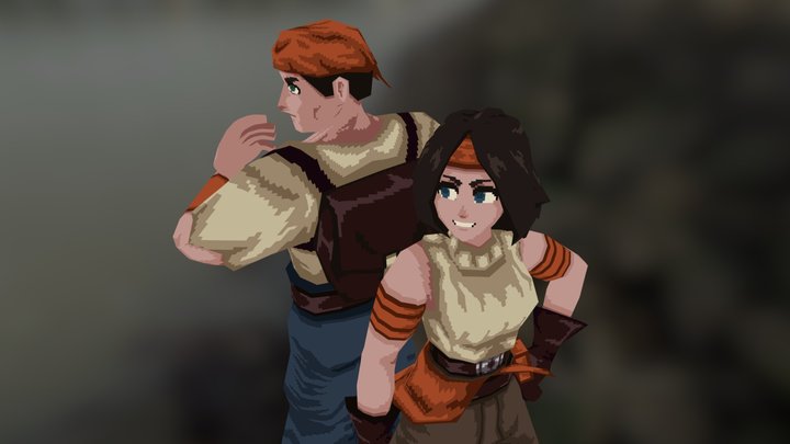 Ayra & Gus 3D Model
