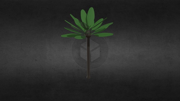 Simple Palm Tree – Modelo 3D gratuito STL