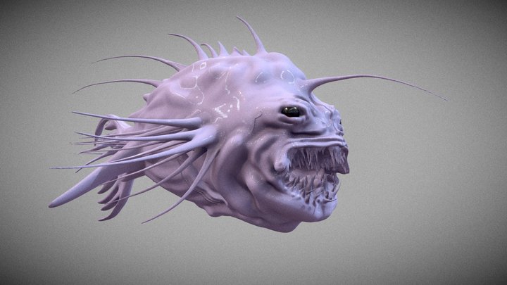 Deep sea fish 3D Model