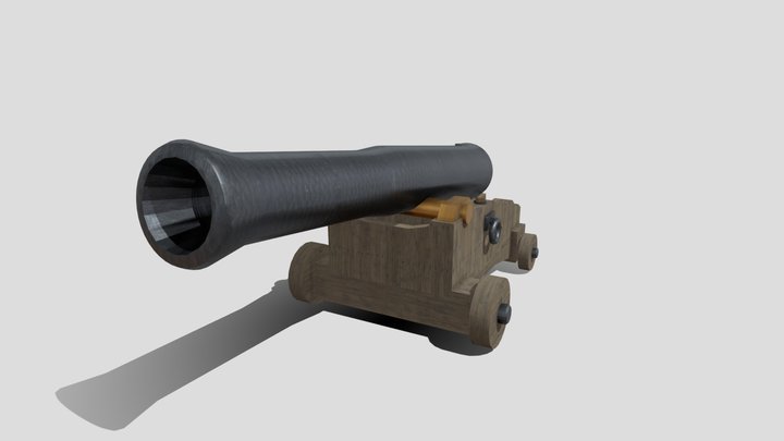 New Cannon 3D Model