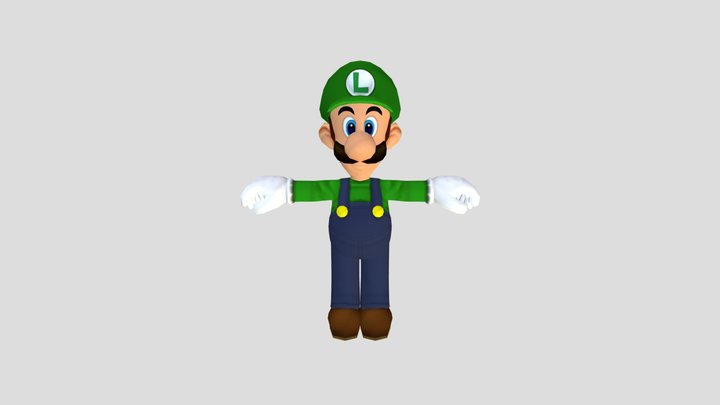 luigi 3D Model