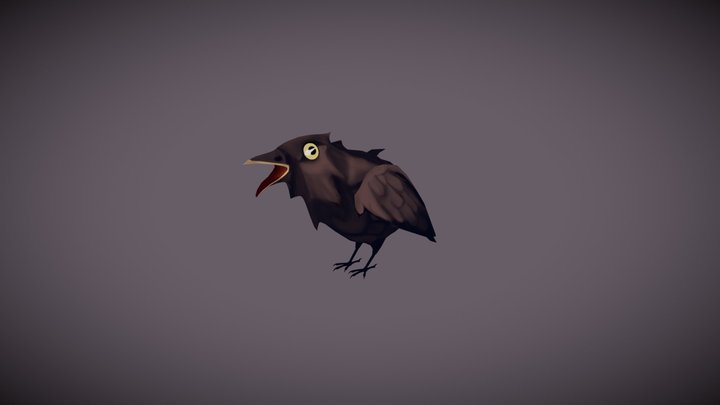 Alchemists crow 3D Model