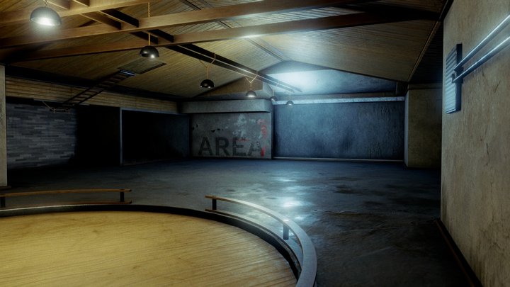 Garage / Warehouse 3D Model
