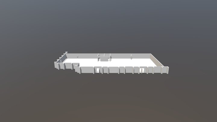 Plain Floor Plans 3D Model