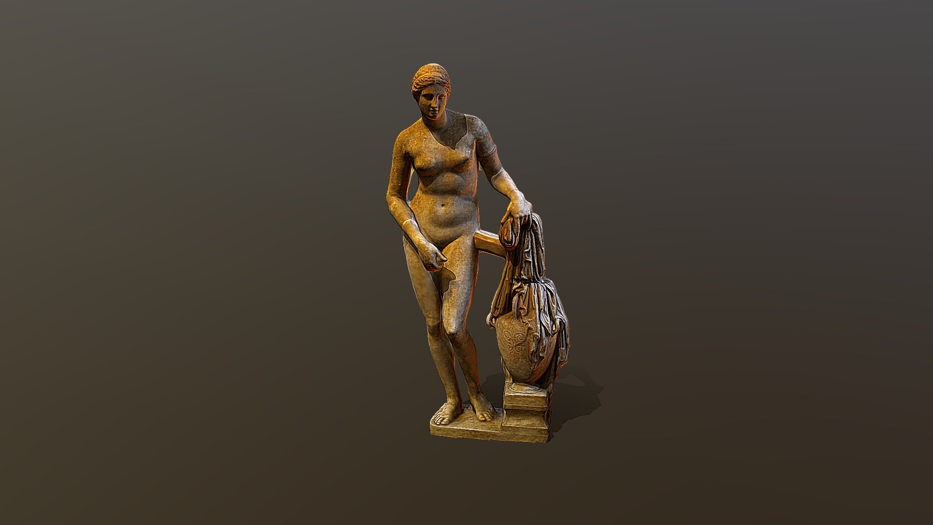 Афродита Книдская, Колонный тип - 3D model by annalt [316cdd1] - Sketchfab