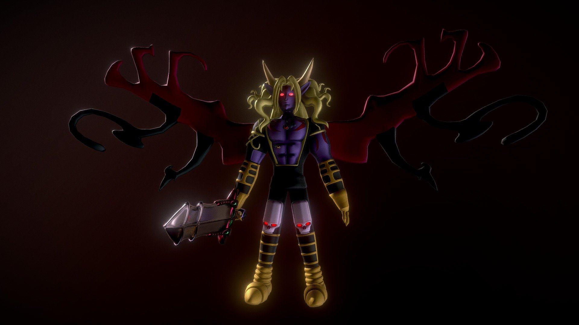 Guardian Baou (Yugioh) Buy Royalty Free 3D model by Yanez Designs