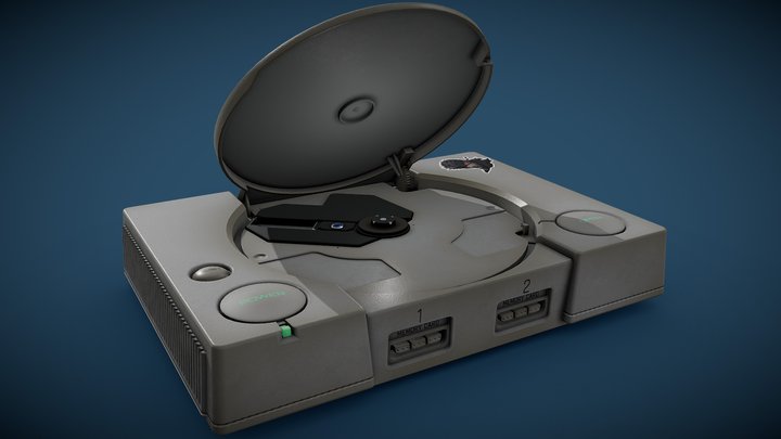 Playstation 1 (PSX) consola Rigged Modelo 3D $49 - .3ds .dae .obj .stl  .unknown .blend .fbx .max - Free3D