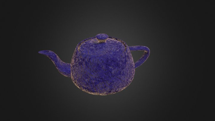 Rusted Teapot 3D Model