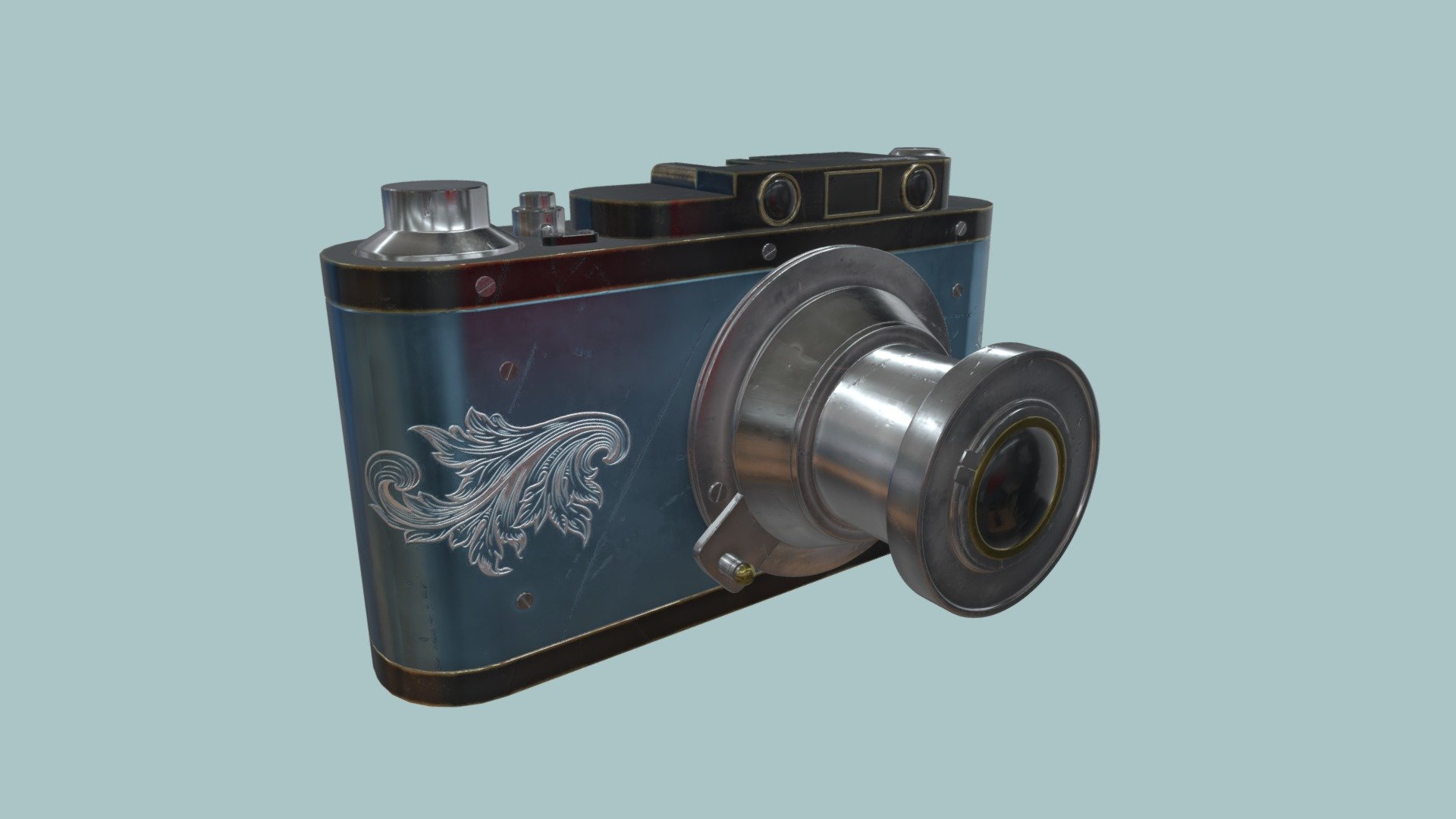 Vintage Camera - 3D model by aglaia [316e71e] - Sketchfab