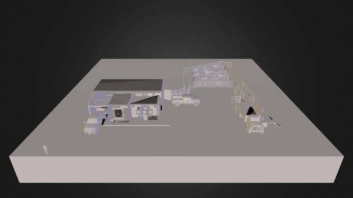 sala de sacrificio 3D 3D Model