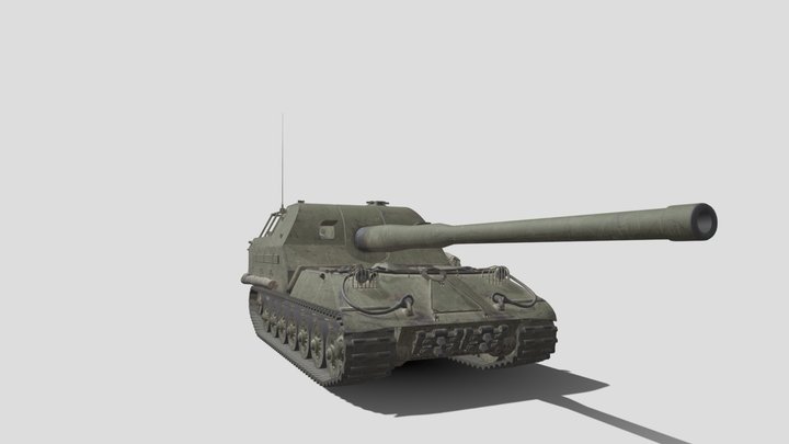 Объект 261 из wot – Kostenloses 3D-Modell STL