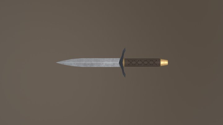 Swadian Throwing Dagger 3D Model
