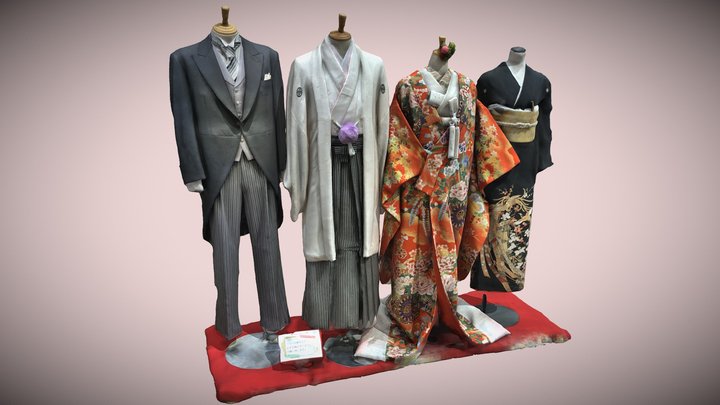 Japanese Marriage 3D Model
