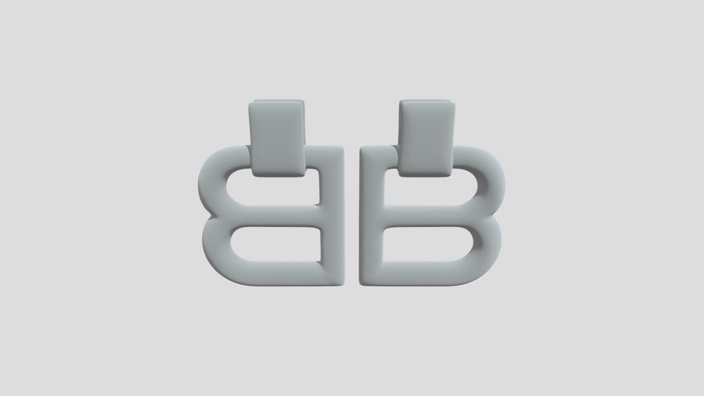 Double B Diamond Earrings
