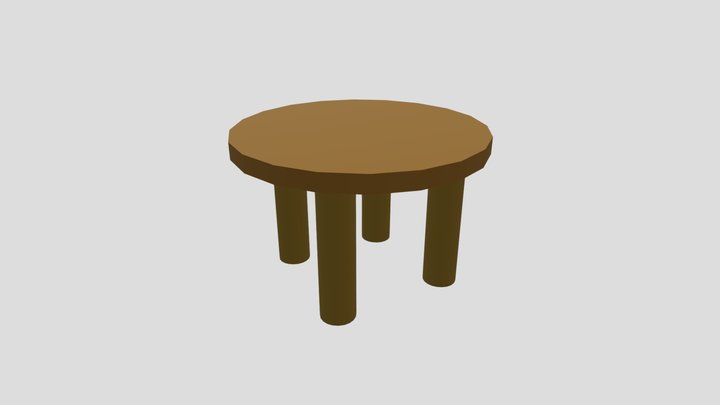 Mesa pequena 3D Model
