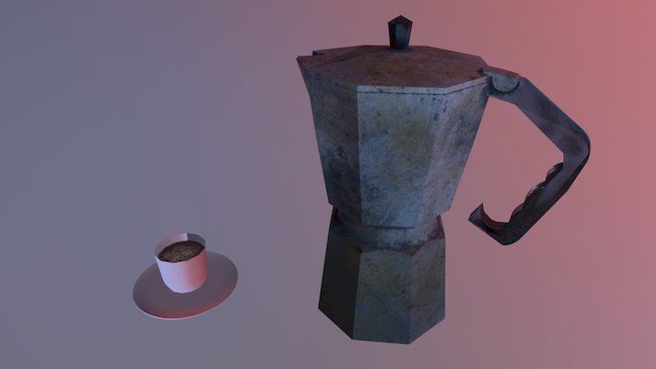 Kaffetraktor 3D Model