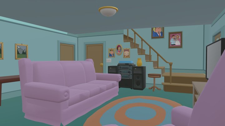 Livingroom 3d Models Sketchfab