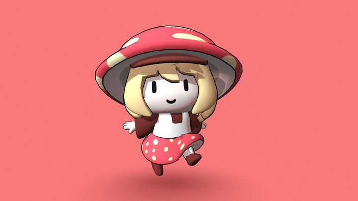 Ame Mushroom 3D Model