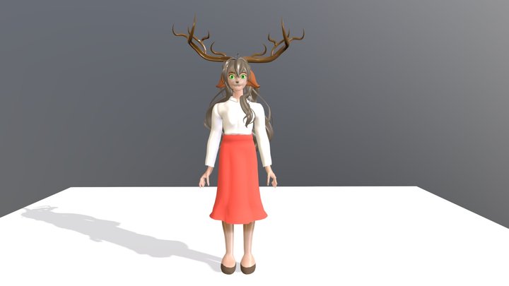 ANN BABAGON CHARACTER 3D Model