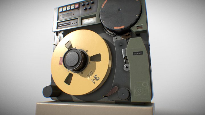 Hitachi Video Tape Recorder 3D Model