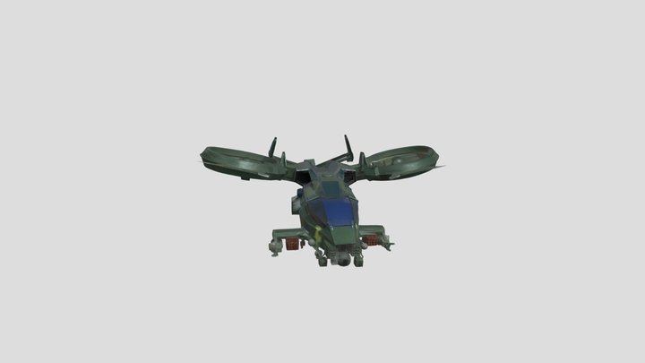 Kestrel Gunship – Modèle 3D gratuit STL