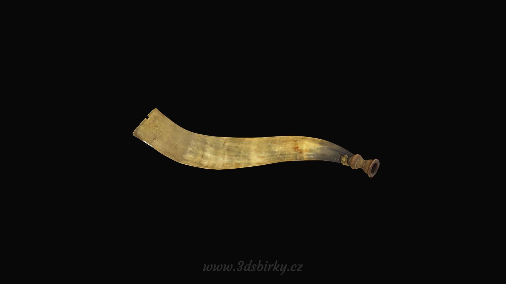 Trubka ponocného — Sketchfab embed 3D viewer