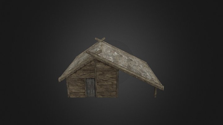 Viking Hut V1 3D Model