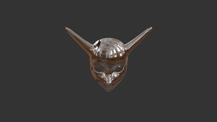 Masque chinois 3D Model