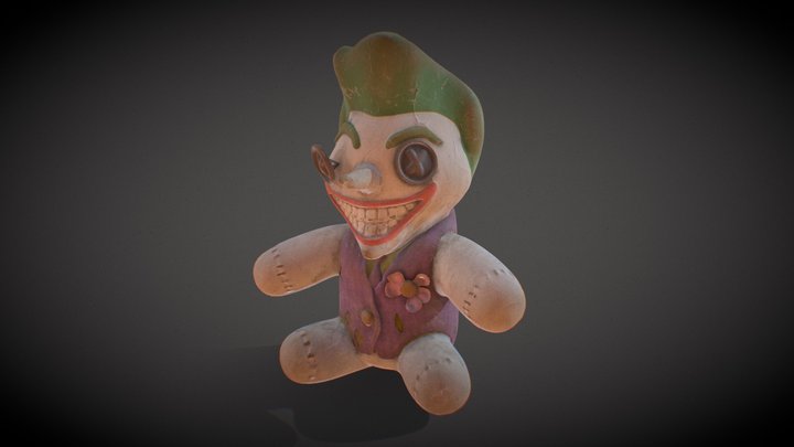 Apocalyptic Toy Joker 3D Model