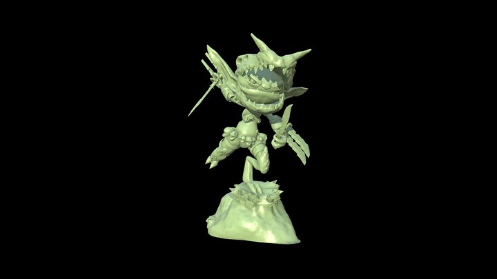 Goblin assassin 3D Model