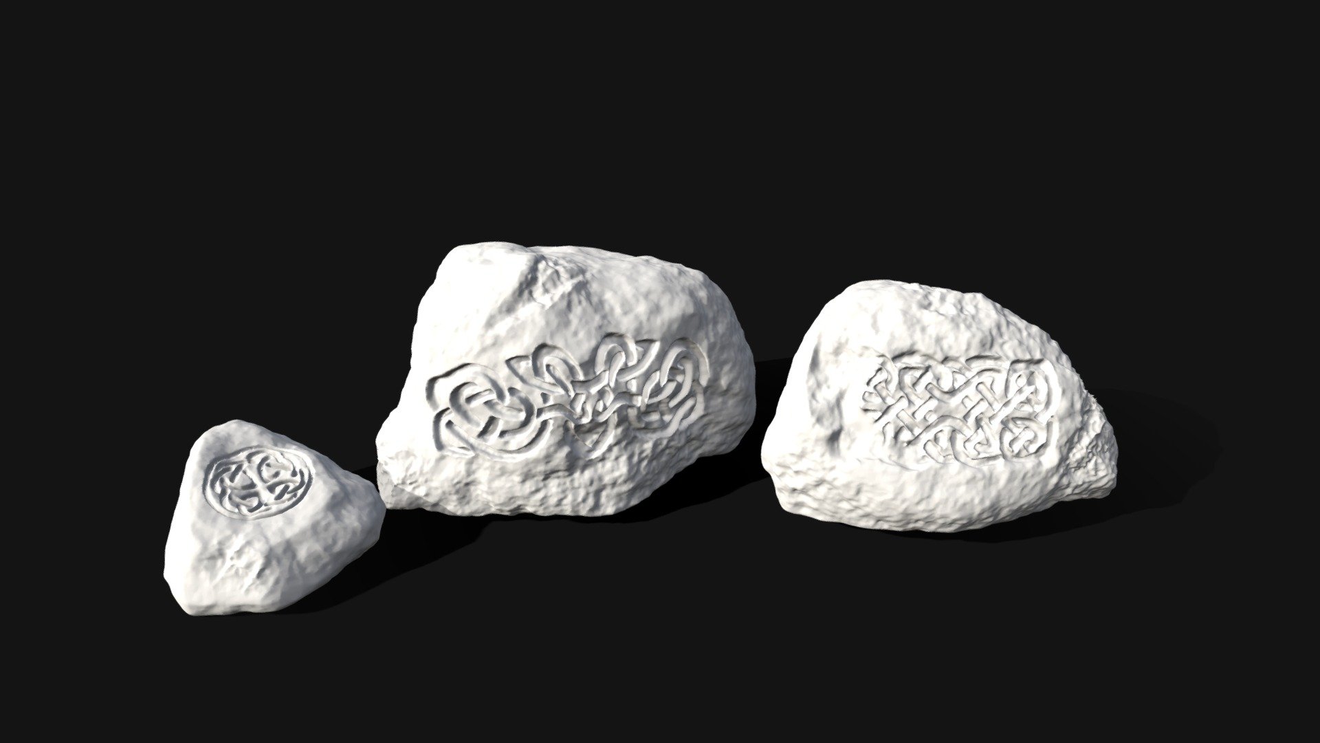 Celtic Rocks - 3D Printing Model - Buy Royalty Free 3D model by ...