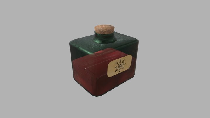 Alchemist's bottle 3D Model