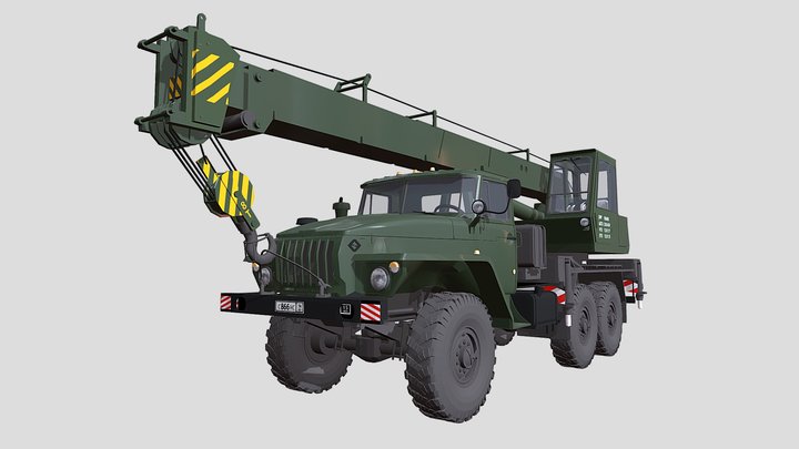 Ural KS3574 / interior 3D Model