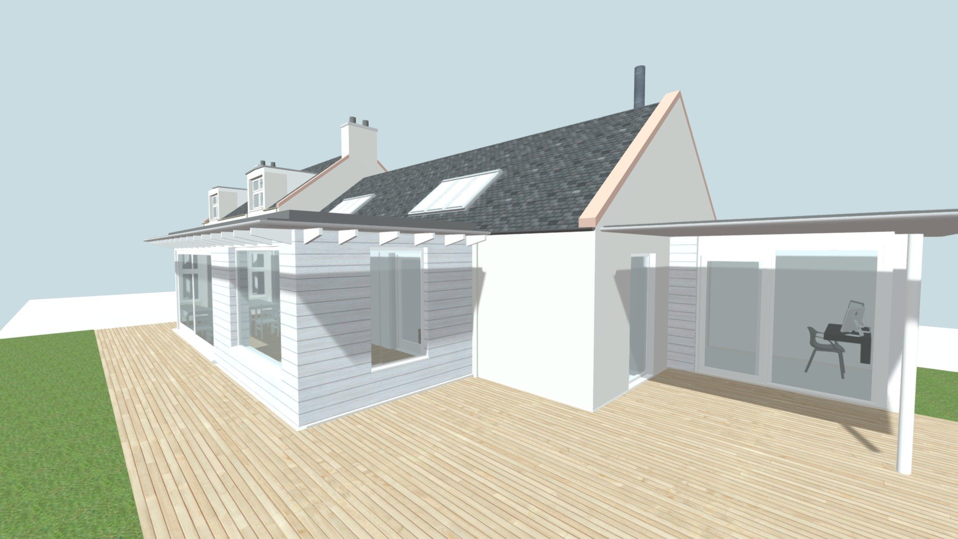 HOUSE EXTENSION - 3D model by davidwatson010 [317cdc7] - Sketchfab