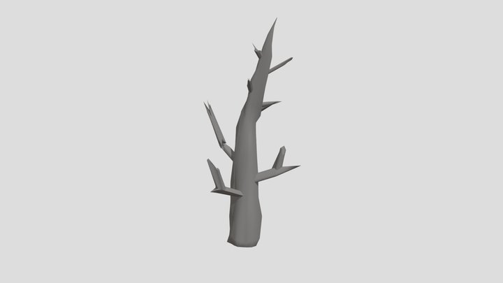 Leafless Tree 3D Model