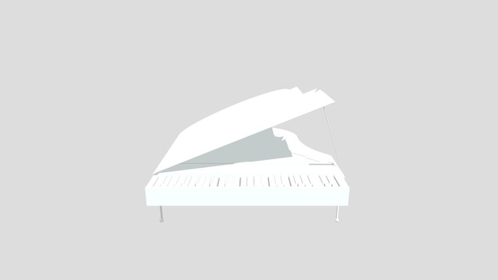 Piano Alvine 3D Model