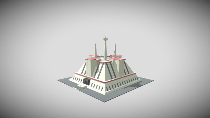 Jedi Temple 3D Model