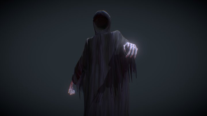 Scary Ghost - #3December2020 Day18 3D Model