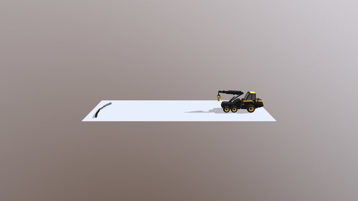 Taladora Ergonómica animado 3D Model