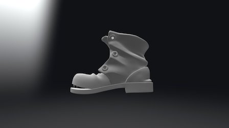 Pendant old shoe 3D Model